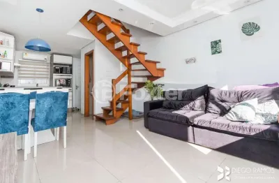 Casa em condomínio fechado com 2 quartos à venda na rua capitão pedroso, 416, restinga, porto alegre, 82 m2 por r$ 260.000