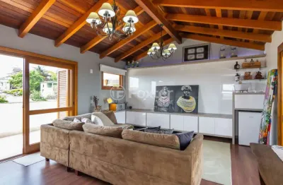 Casa em condomínio fechado com 3 quartos à venda na rua alcebíades antônio dos santos, 635, nonoai, porto alegre, 181 m2 por r$ 895.000