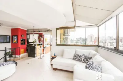 Cobertura com 1 quarto à venda na rua felipe neri, 465, auxiliadora, porto alegre, 114 m2 por r$ 1.250.000