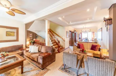 Casa em condomínio fechado com 3 quartos à venda na rua padre joão batista reus, 1040, vila conceição, porto alegre, 252 m2 por r$ 874.000