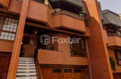Casa em condomínio fechado com 4 quartos à venda na rua monte alverne, 65, chácara das pedras, porto alegre, 301 m2 por r$ 1.568.000