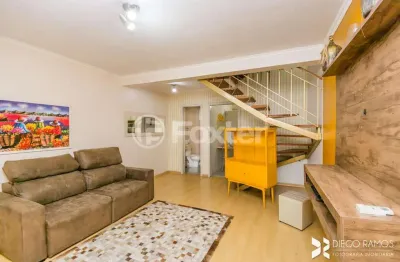Casa em condomínio fechado com 2 quartos à venda na rua doutor tancredo neves, 160, fátima, canoas, 84 m2 por r$ 430.000