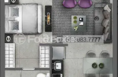 Apartamento com 1 quarto à venda na avenida getúlio vargas, 4831, marechal rondon, canoas, 36 m2 por r$ 385.819