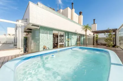 Cobertura com 2 quartos à venda na rua cervantes, 97, jardim botânico, porto alegre, 143 m2 por r$ 1.350.000