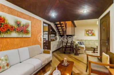 Casa em condomínio fechado com 3 quartos à venda na rua erechim, 100, nonoai, porto alegre, 141 m2 por r$ 719.000