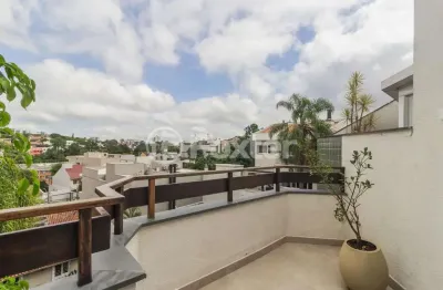 Casa em condomínio fechado com 3 quartos à venda na rua monte alverne, 65, chácara das pedras, porto alegre, 301 m2 por r$ 1.701.000