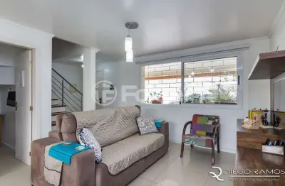 Casa em condomínio fechado com 3 quartos à venda na rua doutor pereira neto, 1215, tristeza, porto alegre, 126 m2 por r$ 598.000