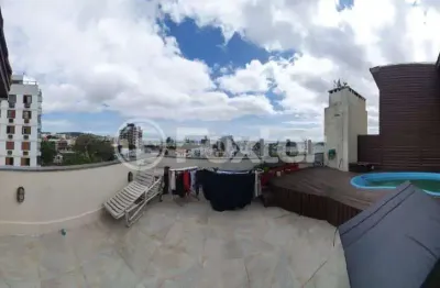 Cobertura com 2 quartos à venda na rua doutor castro de menezes, 1006, vila assunção, porto alegre, 146 m2 por r$ 899.000