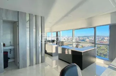 Sala comercial com 1 sala à venda na avenida diário de notícias, 400, cristal, porto alegre, 42 m2 por r$ 550.000