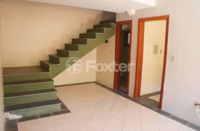 Casa em condomínio fechado com 3 quartos à venda na rua padre joão batista reus, 2475, camaquã, porto alegre, 115 m2 por r$ 410.000