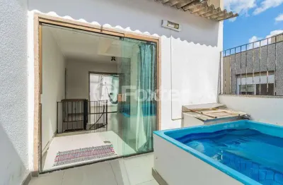 Cobertura com 1 quarto à venda na rua santa flora, 864, nonoai, porto alegre, 77 m2 por r$ 294.500
