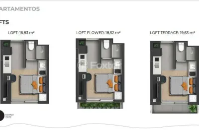 Loft com 1 quarto à venda na rua almirante tamandaré, 150, floresta, porto alegre, 17 m2 por r$ 236.550
