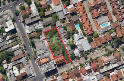Terreno à venda na rua doutor mário totta, 2880, camaquã, porto alegre, 1288 m2 por r$ 600.000