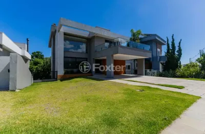 Casa em condomínio fechado com 3 quartos à venda na estrada das três meninas, 1501, vila nova, porto alegre, 349 m2 por r$ 2.795.000