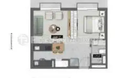 Apartamento com 1 quarto à venda na avenida francisco petuco, 288, boa vista, porto alegre, 41 m2 por r$ 582.270