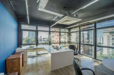 Sala comercial com 4 salas à venda na avenida carlos gomes, 1000, três figueiras, porto alegre, 121 m2 por r$ 500.000