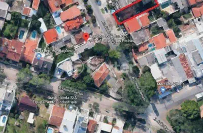 Terreno comercial à venda na avenida josé gertum, 638, chácara das pedras, porto alegre, 385 m2 por r$ 780.000