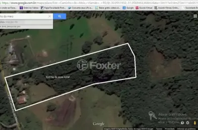 Terreno à venda na estrada caminho do meio, 2737, vila augusta, viamão, 44000 m2 por r$ 6.810.000