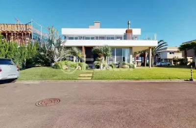 Casa em condomínio fechado com 4 quartos à venda na avenida paraguassu, 22, centro, xangri-lá, 460 m2 por r$ 4.790.000