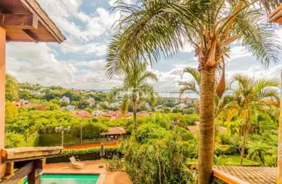 Casa em condomínio fechado com 5 quartos à venda na rua gilberto laste, 90, santa tereza, porto alegre, 841 m2 por r$ 3.505.500