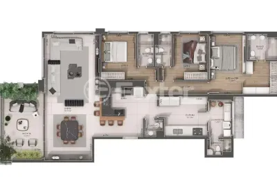Apartamento com 3 quartos à venda na rua jaraguá, 91, bela vista, porto alegre, 200 m2 por r$ 3.380.522