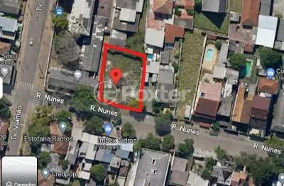 Terreno à venda na rua nunes, 114, medianeira, porto alegre, 630 m2 por r$ 880.000