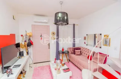 Casa em condomínio fechado com 2 quartos à venda na rua alcebíades ribeiro, 219, hípica, porto alegre, 85 m2 por r$ 280.000