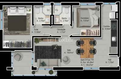 Apartamento com 2 quartos à venda na avenida joão pessoa, 553, centro histórico, porto alegre, 65 m2 por r$ 750.182