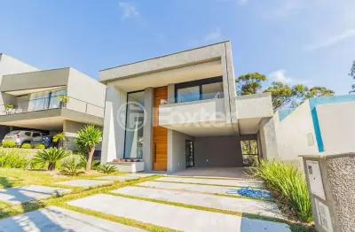 Casa em condomínio fechado com 3 quartos à venda na avenida senador salgado filho, 8500, querência, viamão, 215 m2 por r$ 1.800.000