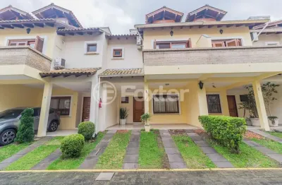 Casa em condomínio fechado com 3 quartos à venda na avenida eduardo prado, 1954, cavalhada, porto alegre, 192 m2 por r$ 950.000