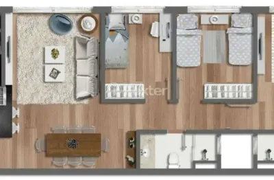 Apartamento com 3 quartos à venda na rua dona amélia, 160, santa tereza, porto alegre, 87 m2 por r$ 990.000