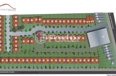 Terreno em condomínio fechado à venda na rua maurílio ferreira, 20, campo novo, porto alegre, 142 m2 por r$ 95.000