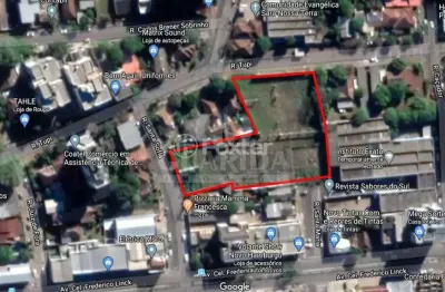 Terreno à venda na rua santa maria, 89, ideal, novo hamburgo, 5043 m2 por r$ 5.500.000