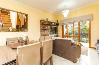 Casa em condomínio fechado com 3 quartos à venda na rua jamil antônio josé, 46, nonoai, porto alegre, 145 m2 por r$ 550.000