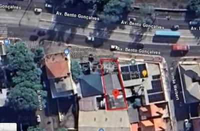 Terreno comercial à venda na avenida bento gonçalves, 4385, partenon, porto alegre, 400 m2 por r$ 600.000