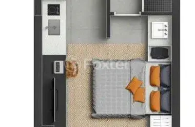 Apartamento com 1 quarto à venda na rua almirante tamandaré, 110, floresta, porto alegre, 25 m2 por r$ 310.000