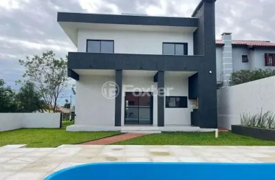 Casa em condomínio fechado com 3 quartos à venda na rua cipreste, 348, são lucas, viamão, 240 m2 por r$ 900.000