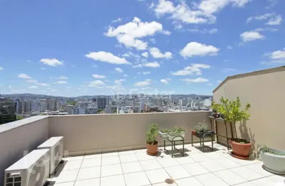 Cobertura com 1 quarto à venda na avenida loureiro da silva, 1870, centro histórico, porto alegre, 103 m2 por r$ 670.000