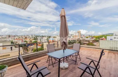 Cobertura com 2 quartos à venda na rua portuguesa, 218, partenon, porto alegre, 172 m2 por r$ 750.000