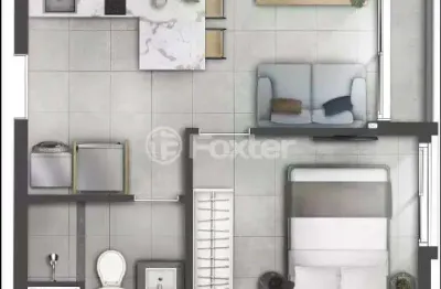 Apartamento com 1 quarto à venda na rua anita garibaldi, 1343, boa vista, porto alegre, 29 m2 por r$ 500.500