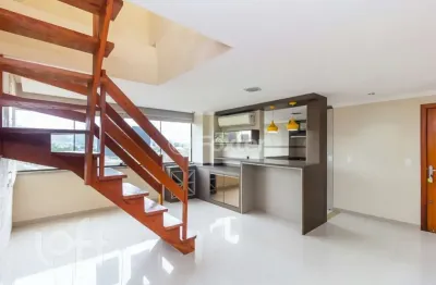 Cobertura com 2 quartos à venda na avenida jacuí, 1374, cristal, porto alegre, 124 m2 por r$ 420.000