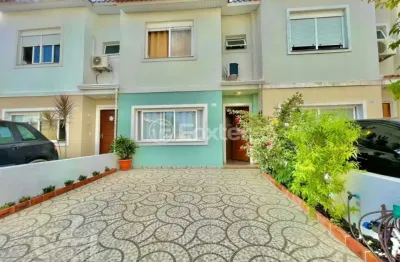 Casa em condomínio fechado com 3 quartos à venda na avenida edgar pires de castro, 2520, hípica, porto alegre, 144 m2 por r$ 359.000