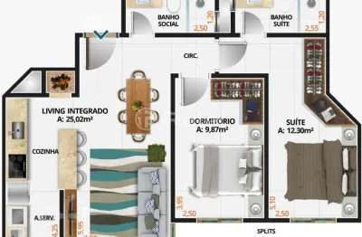 Apartamento com 2 quartos à venda na rua marabá, 3120, navegantes, capão da canoa, 81 m2 por r$ 1.195.240