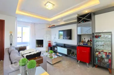 Casa em condomínio fechado com 3 quartos à venda na rua adalberto severo de moraes, 152, passo das pedras, porto alegre, 174 m2 por r$ 885.000