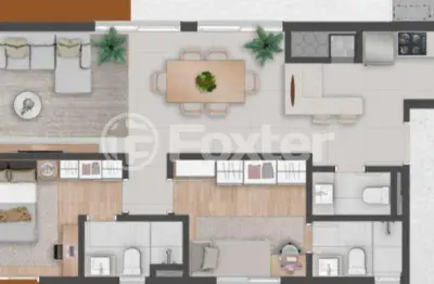 Apartamento com 2 quartos à venda na avenida bagé, 202, petrópolis, porto alegre, 138 m2 por r$ 1.235.000