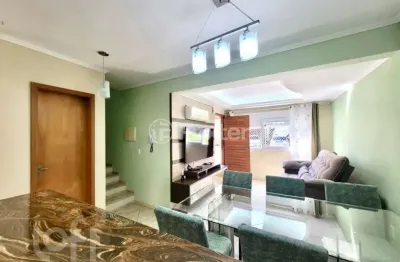 Casa em condomínio fechado com 3 quartos à venda na rua república, 2708, harmonia, canoas, 88 m2 por r$ 426.000