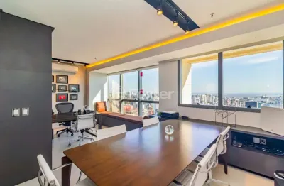Sala comercial com 1 sala à venda na avenida carlos gomes, 1492, três figueiras, porto alegre, 40 m2 por r$ 750.000