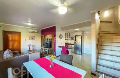 Casa em condomínio fechado com 3 quartos à venda na rua padre joão batista reus, 2214, vila conceição, porto alegre, 122 m2 por r$ 535.000