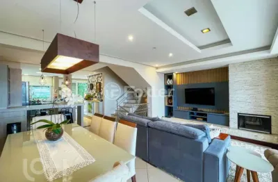 Casa em condomínio fechado com 4 quartos à venda na rua professor xavier simões, 495, sétimo céu, porto alegre, 219 m2 por r$ 1.150.000