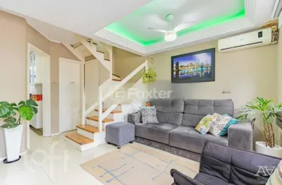 Casa em condomínio fechado com 3 quartos à venda na avenida guilherme schell, 1250, rio branco, canoas, 88 m2 por r$ 437.000